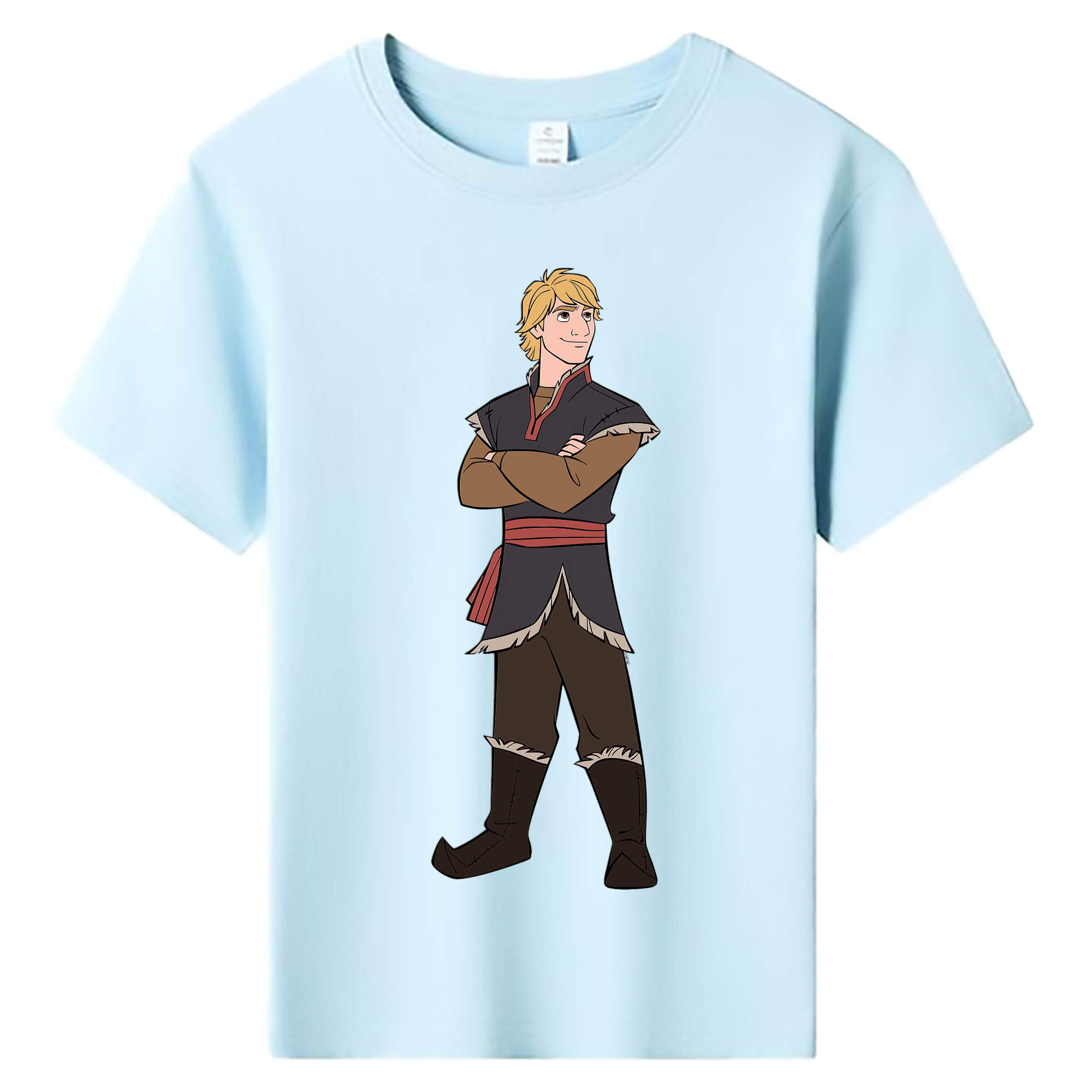 （画像用） アナと雪の女王 アンナ エルサ Frozen Anna Elsa 綿100％キッズTシャツ（フロントプリント）